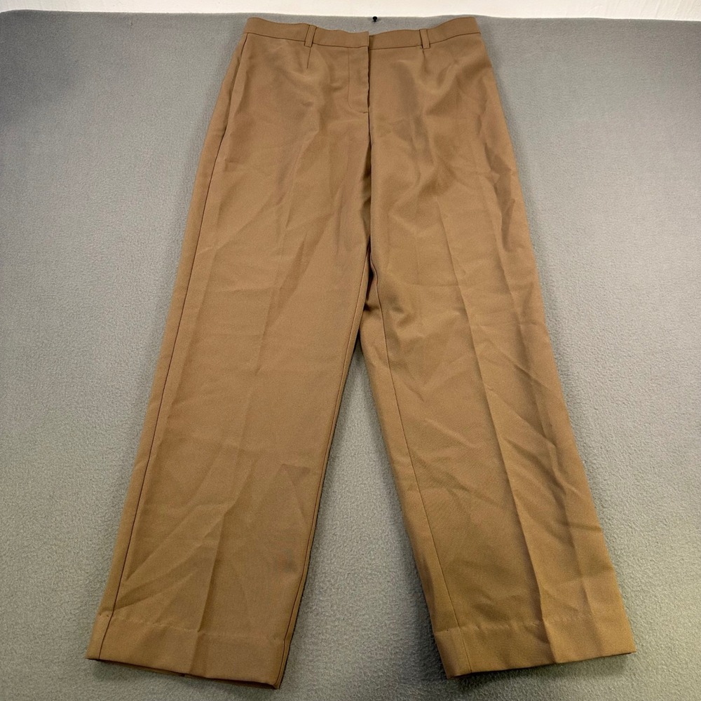 White Stag Brown Birch Straight Leg Trousers Dress Pants Womens 6 WS383132
